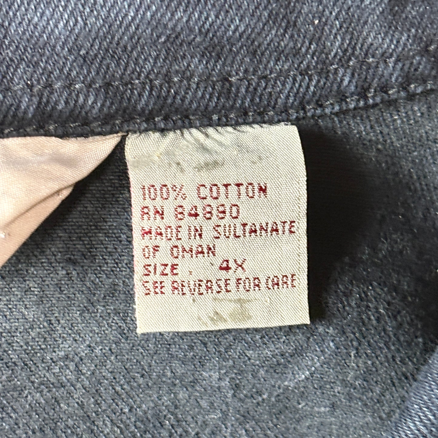 Trucker  Zip  Jacket Black – 4X