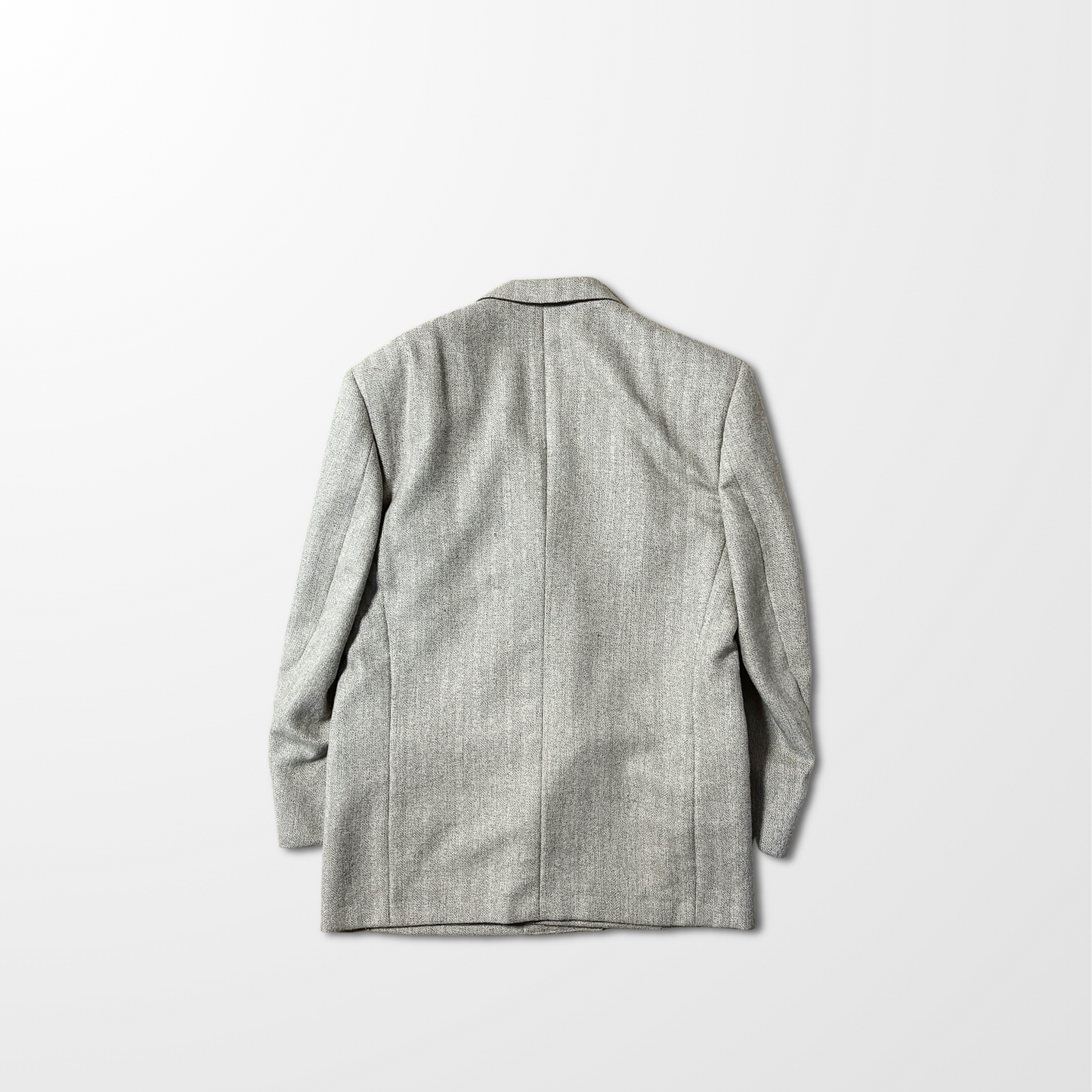 Alpaca Givenchy Double-Breasted Jacket – Light Gray