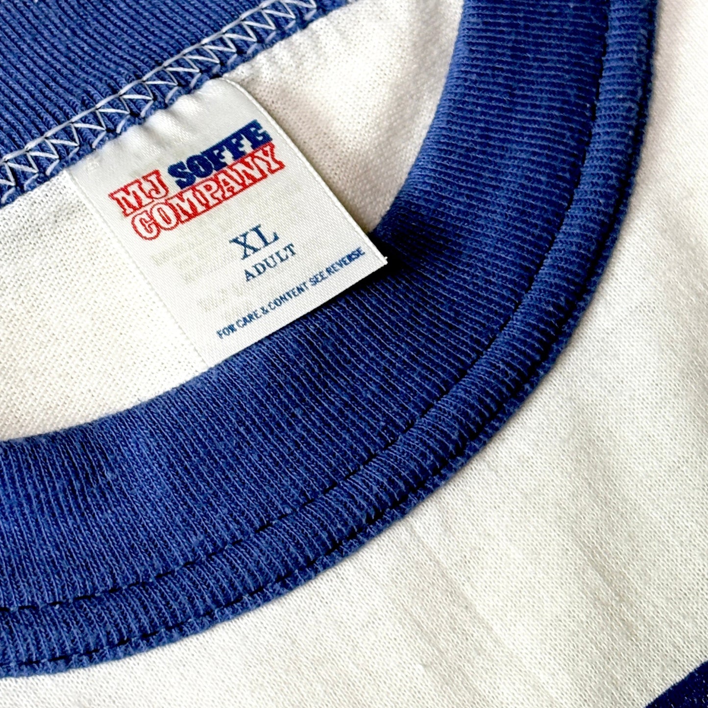 vintage ringer T-shirt "JUSTICE BROS."