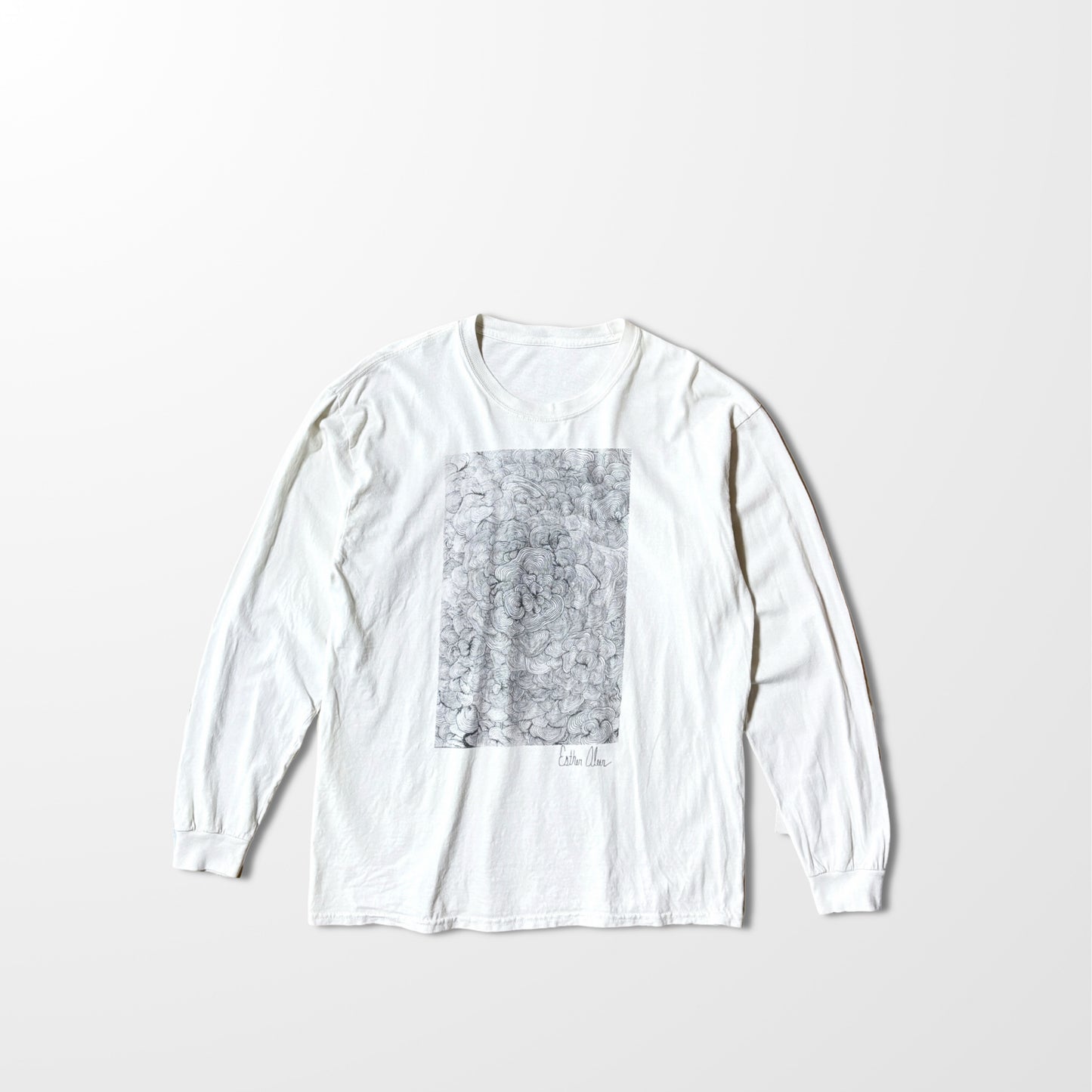 Mushroom Cloudline Art Long Sleeve by Esther Alon