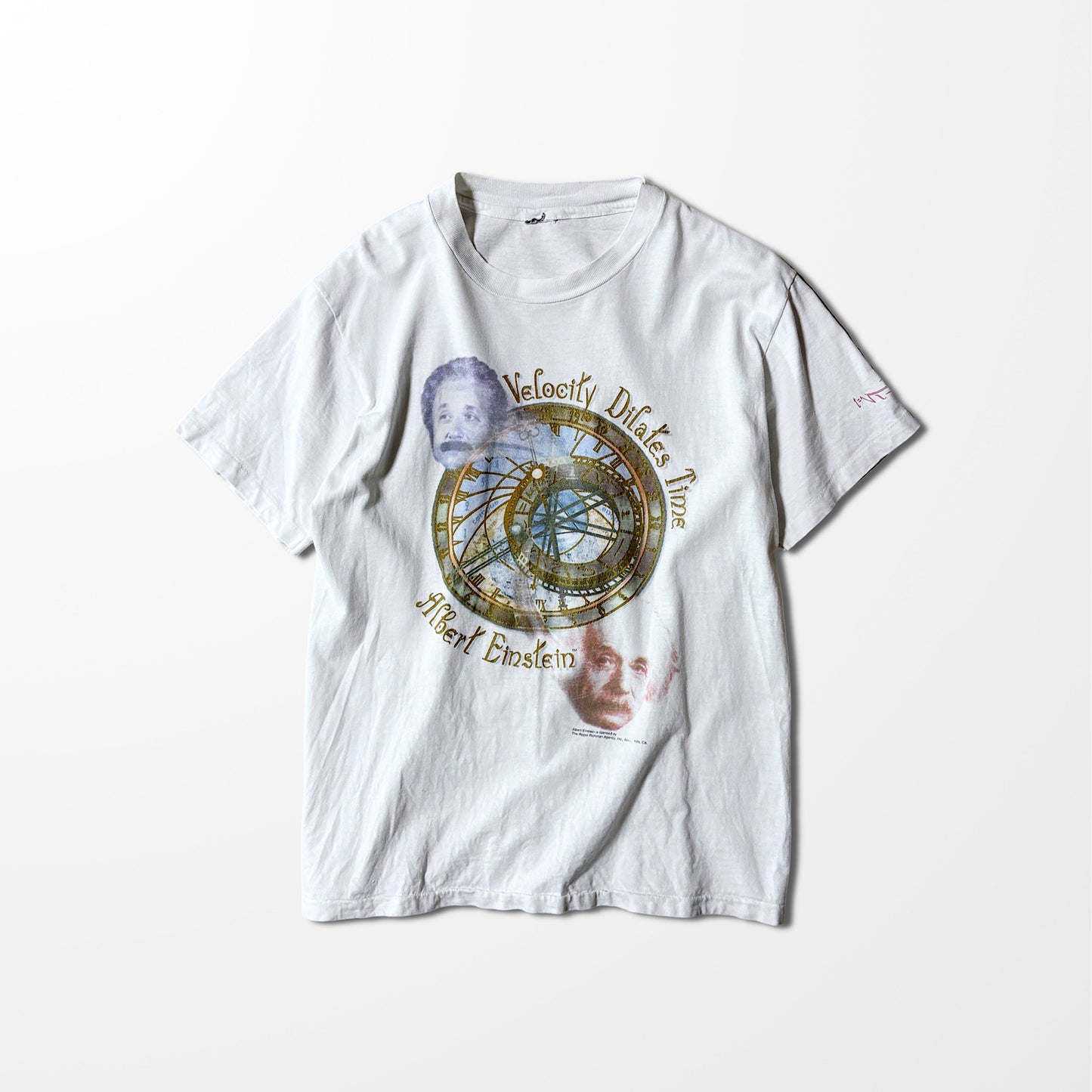 Einstein vintage T-shirt / science graphic / single stitch
