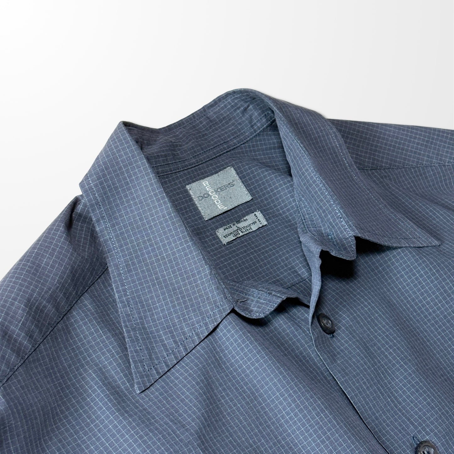 Dockers Recode Cotton Blend Grid Shirt – L