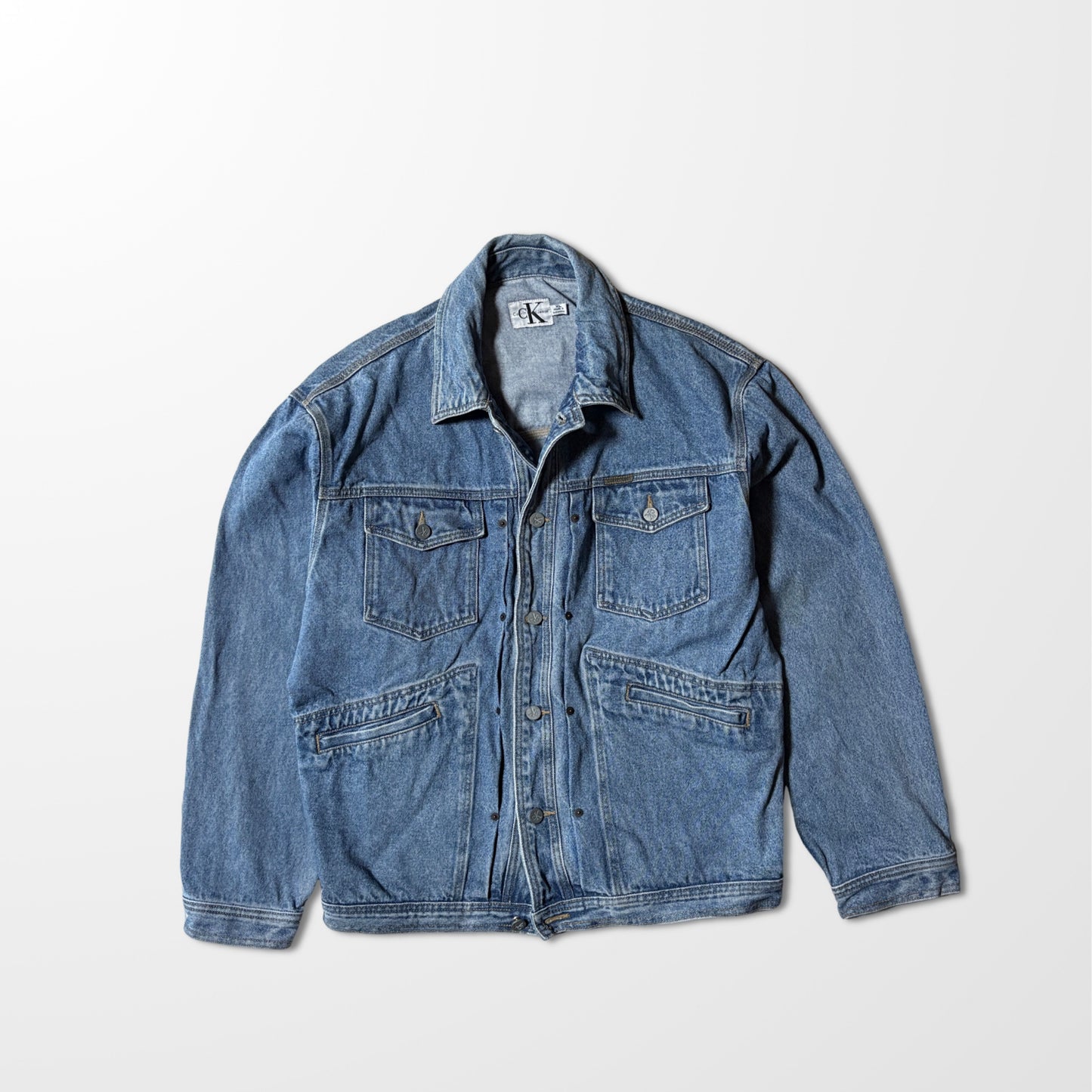 Calvin Klein Jeans Vintage Denim Field Jacket – L Size