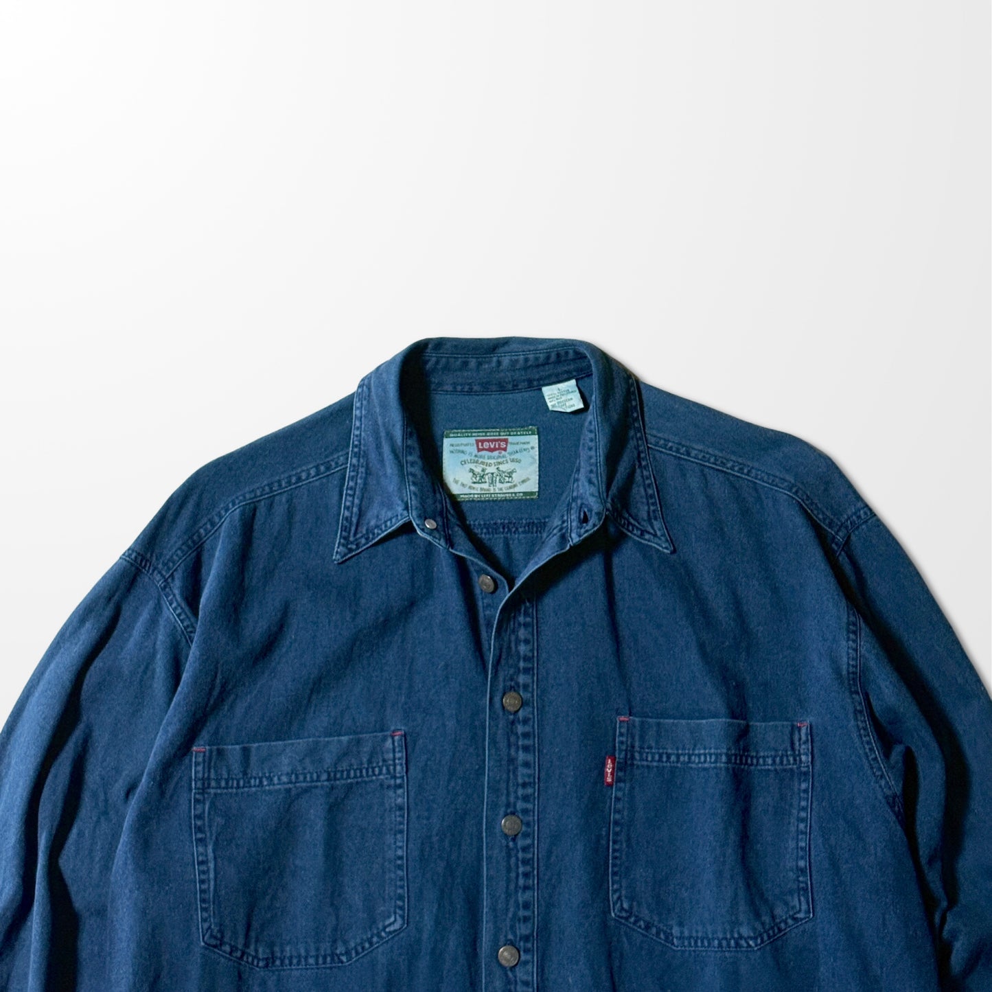 Levi’s  Indigo Denim Shirt 100% Cotton – L
