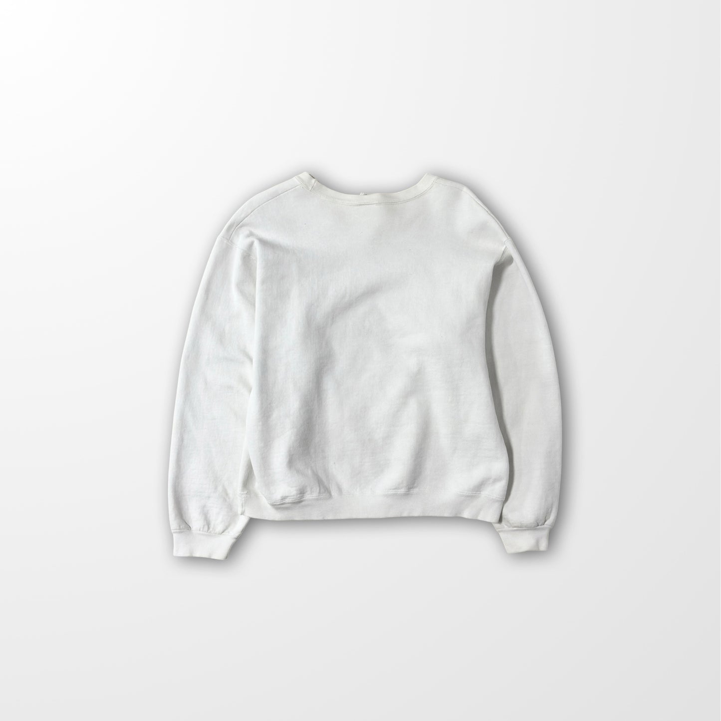 Fruit of the Loom “KCRW 89.9FM” Art Print Sweatshirt – White M