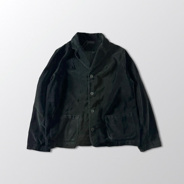 CP SHADES Velvet Jacket Black Relaxed Fit – M