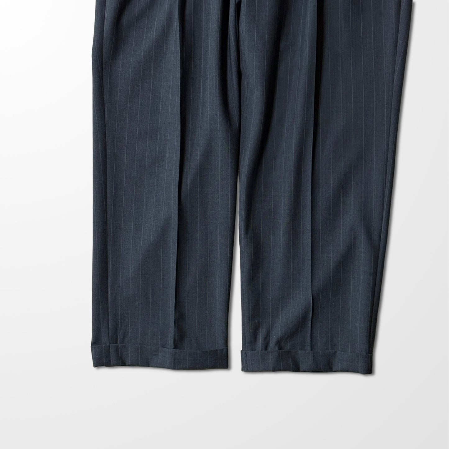 Brooks Brothers Pinstripe Trousers – Charcoal Gray, W36 L31