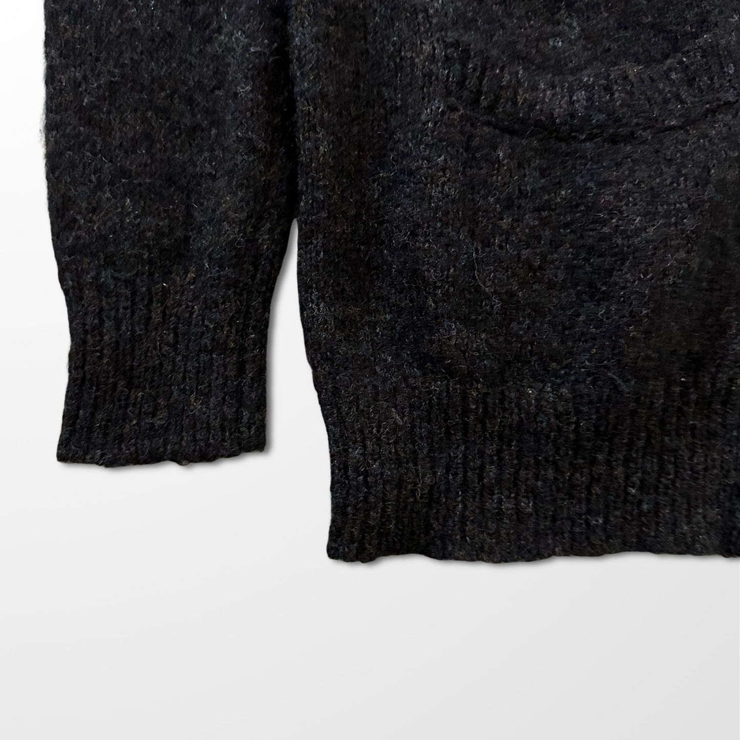 Mohair　Cardigan – Charcoal Black – L　Denim & Supply Ralph Lauren
