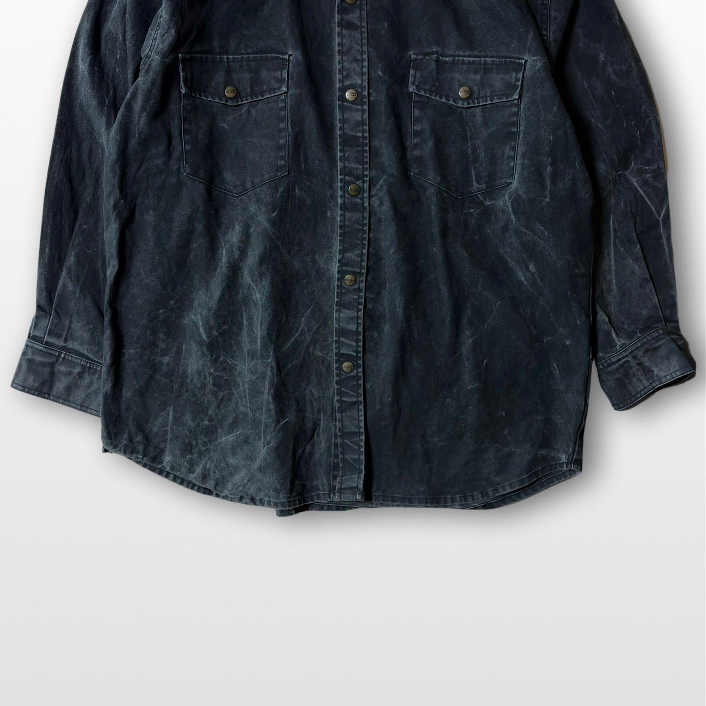 Faded Duck Shirt XL Dakota Black Navy Vintage Work Style