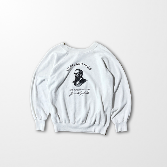 Ultra Sweats White Graphic Sweatshirt – L – Made in USA