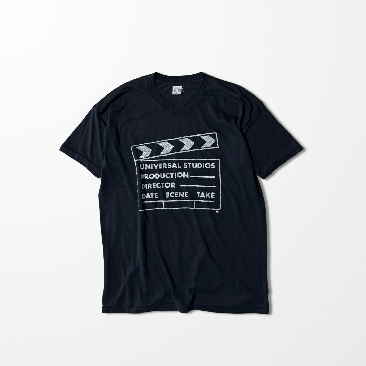 Fade Universal Studios Movie Slate Tee – Black Print