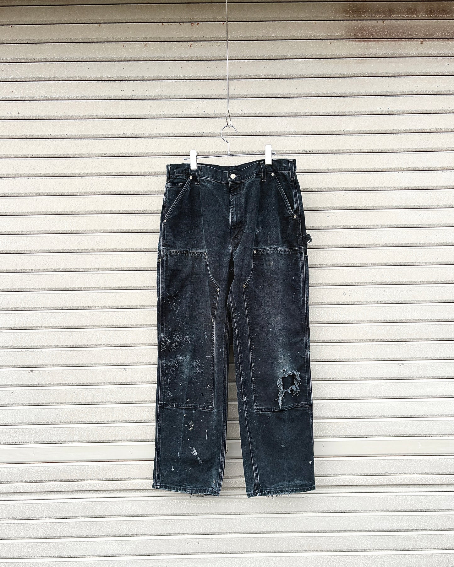 Carhartt USA Made Black Double Knee Painter Pants – W36