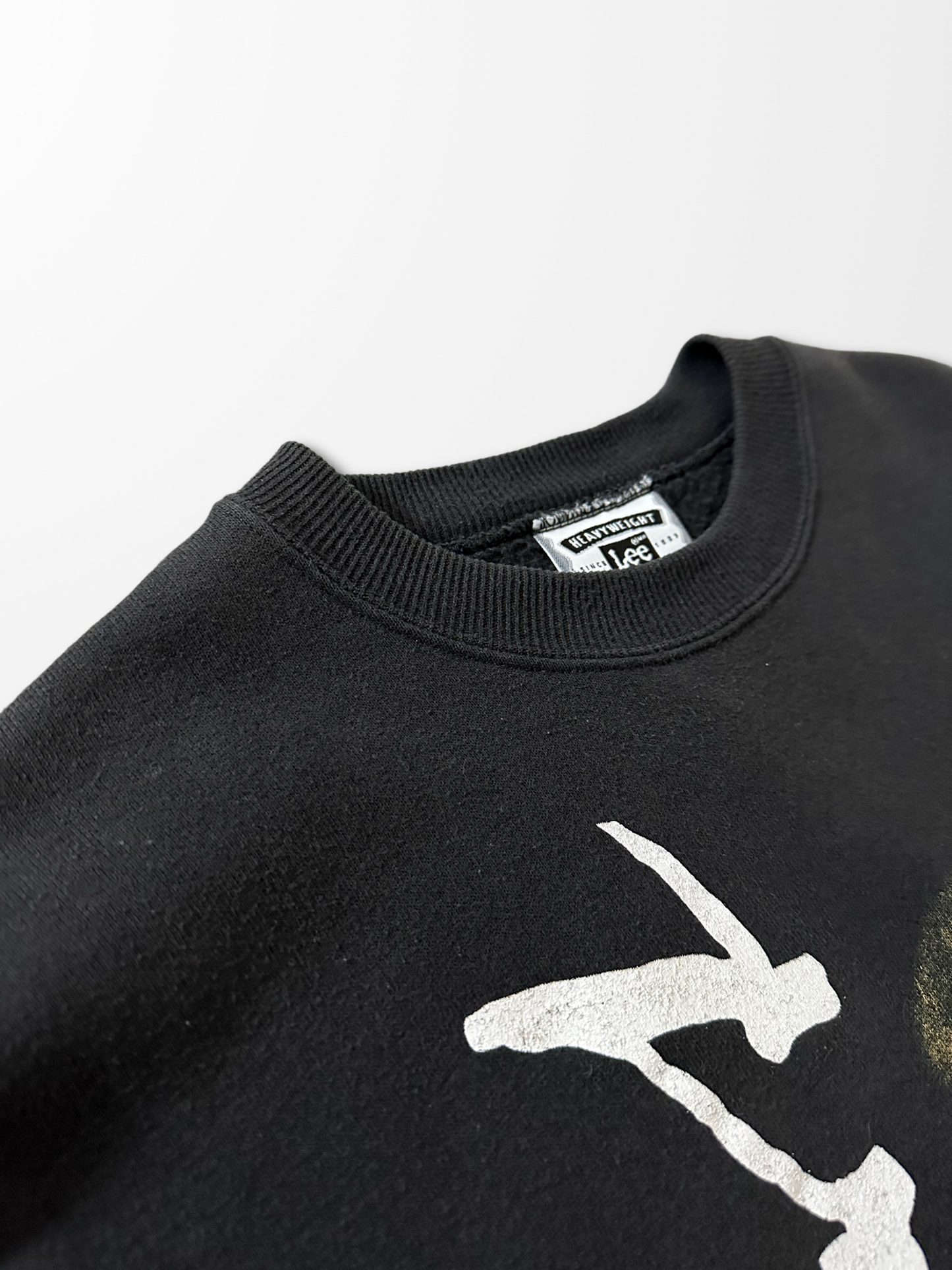 Lee Heavyweight Mozart Print Sweatshirt – L / Black (Made in USA)