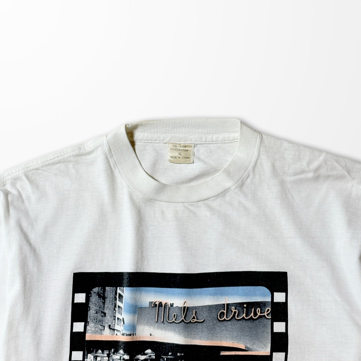 Retro Drive-In Photo Tee – American Diner Mood