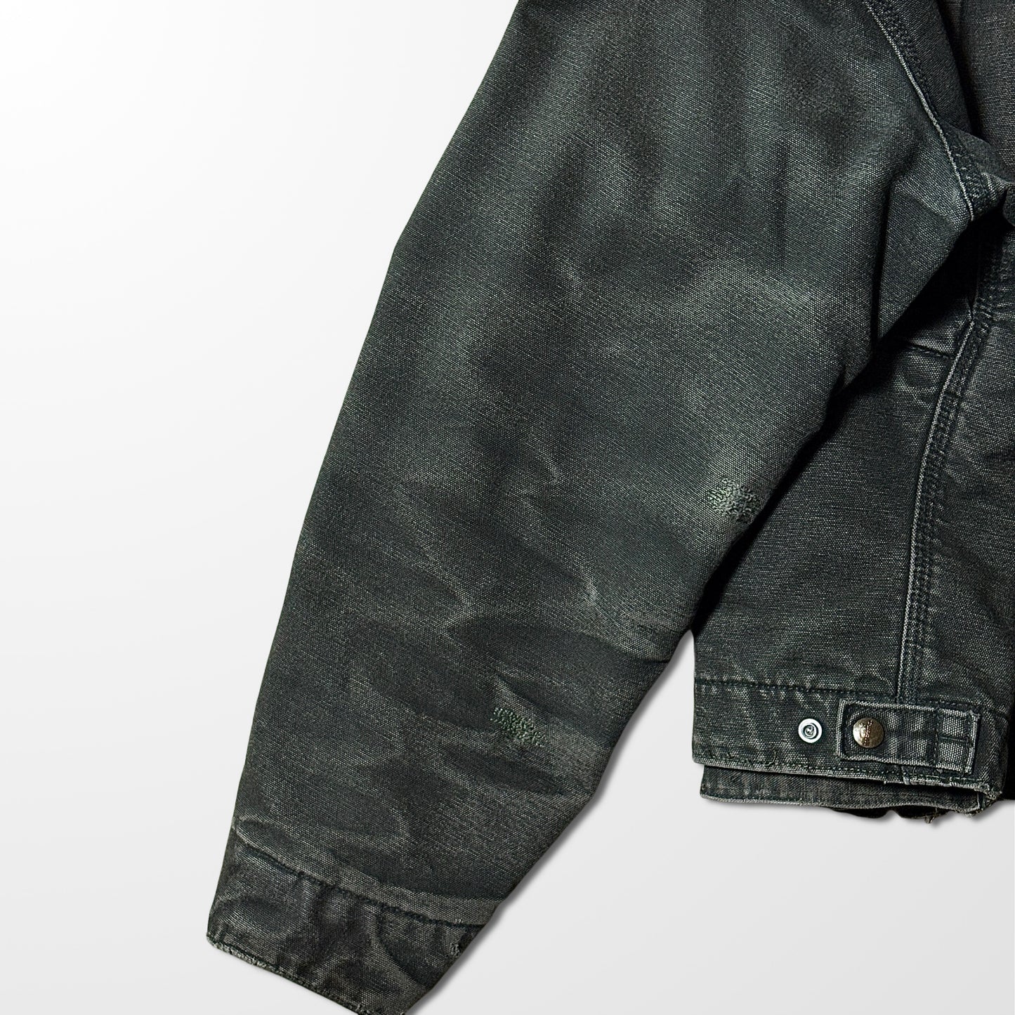 Carhartt Detroit Jacket – Moss Green, Blanket Lined, Vintage L