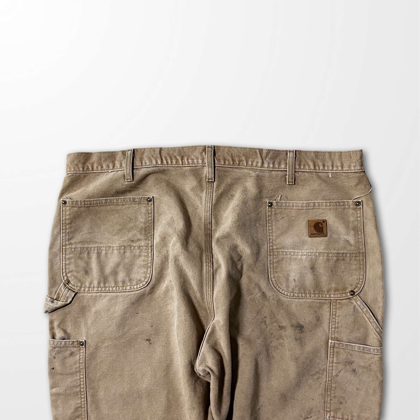 Carhartt Cotton Duck Double Knee Work Pants – 42×30 Brown