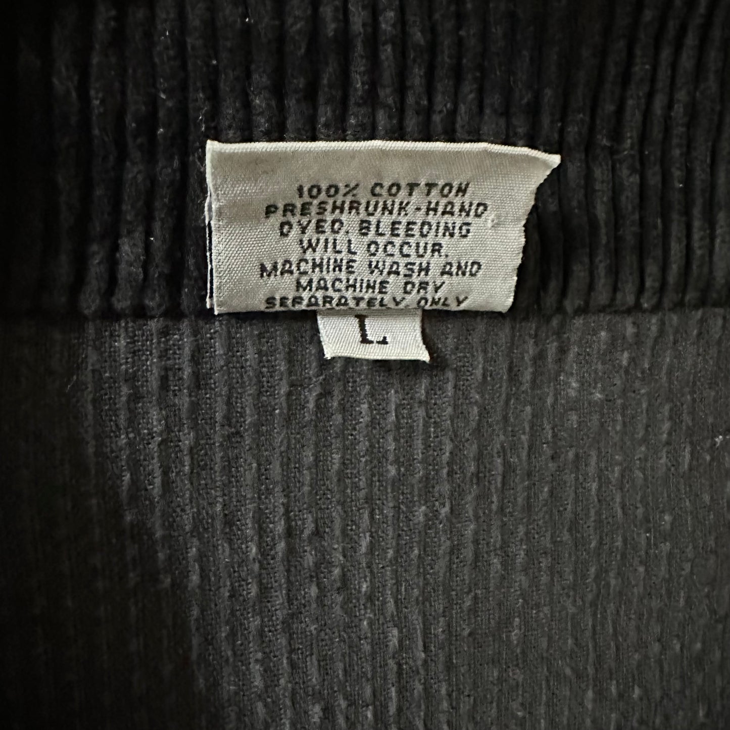 CP Shades Corduroy Jacket – Black – Made in USA – L