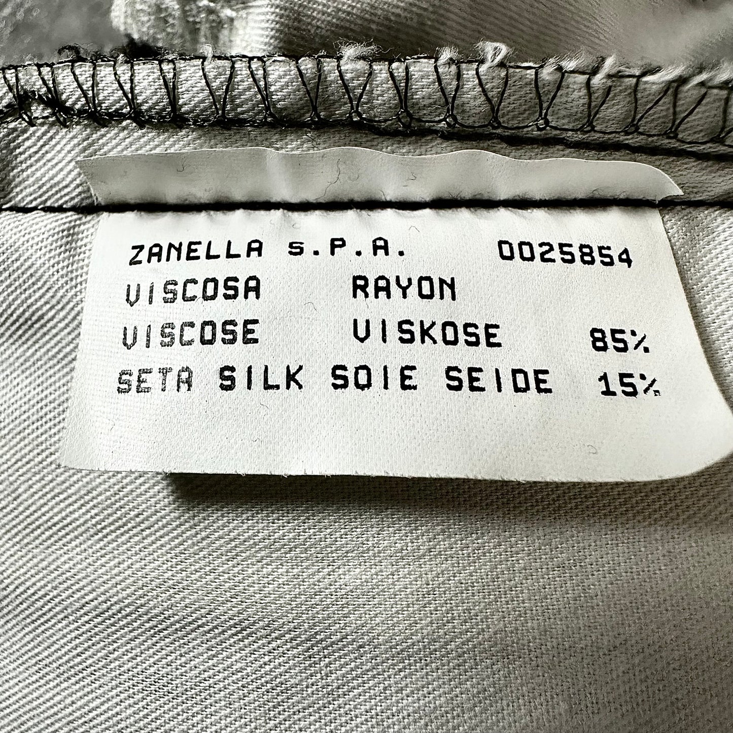 Zanella Outdoor Rayon Silk Pleated Trousers – Dark Olive – W36  Made In Italy