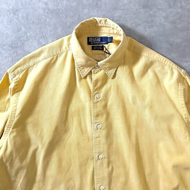 Ralph Lauren Cotton Button Down Shirt Yellow – XL