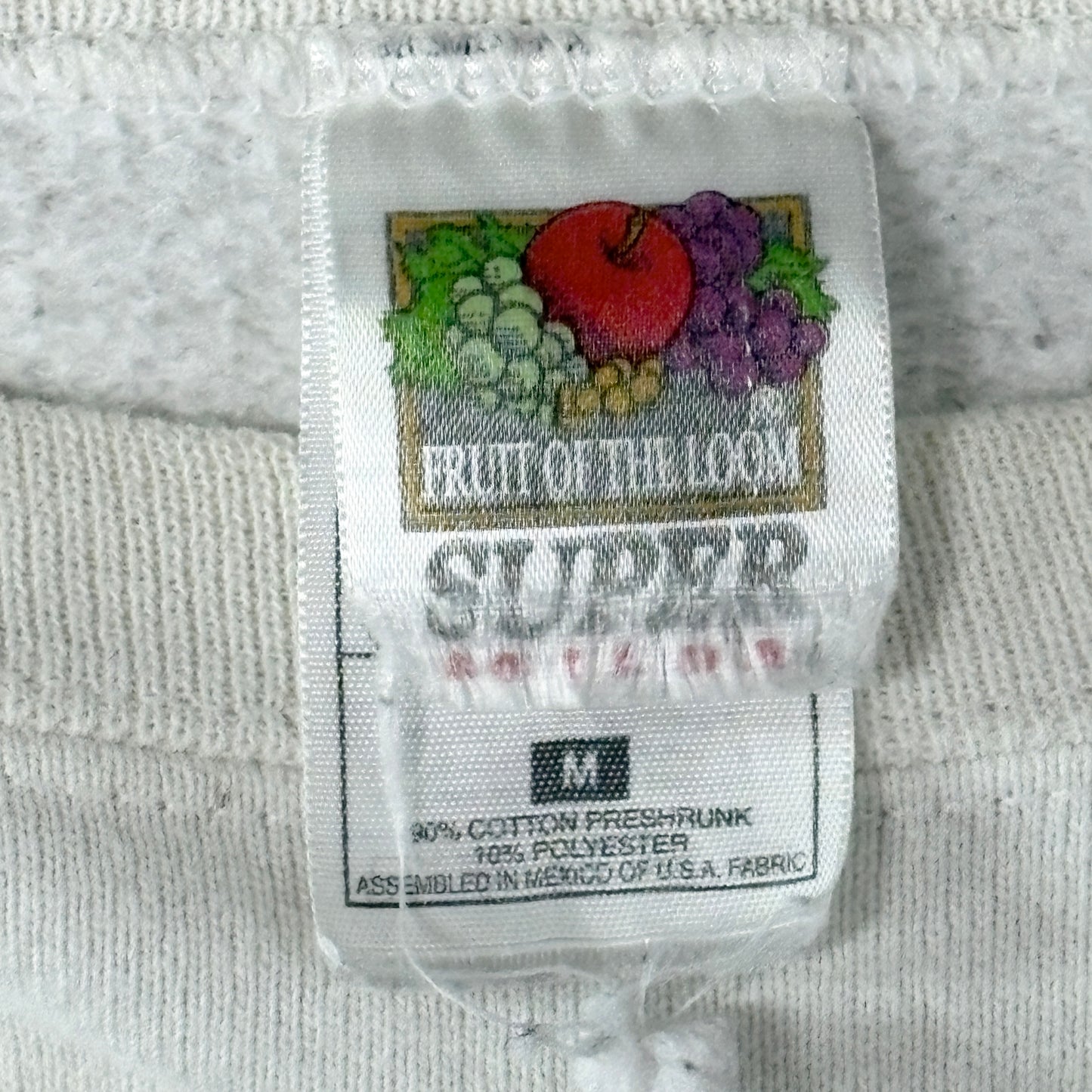 Fruit of the Loom “KCRW 89.9FM” Art Print Sweatshirt – White M