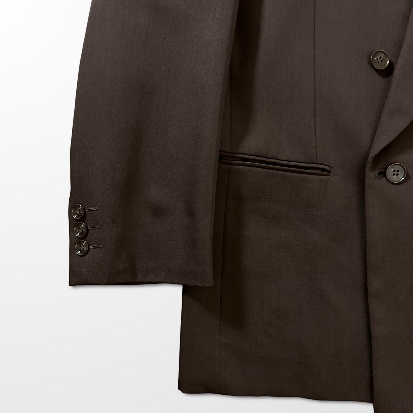 Double Breasted Jacket – Dark Brown – Size M