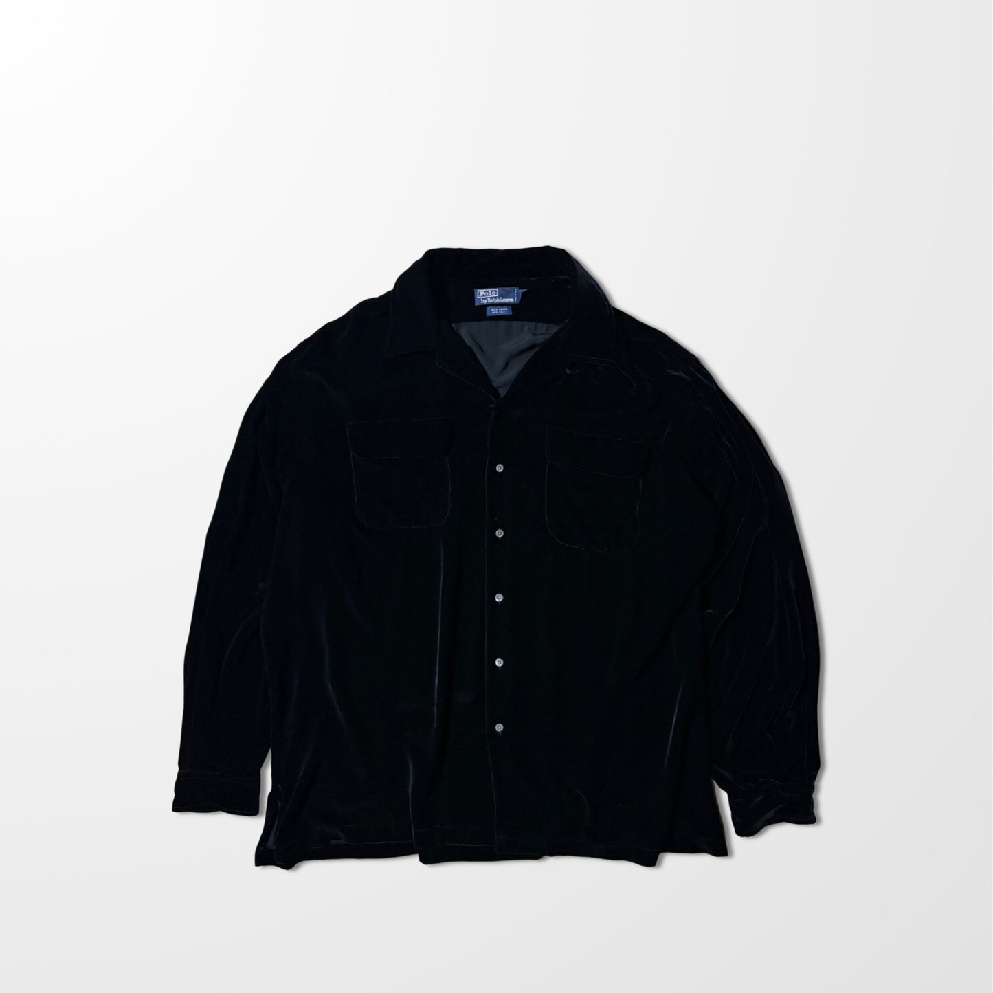 Ralph Lauren Rayon Silk Velvet Shirt - XL