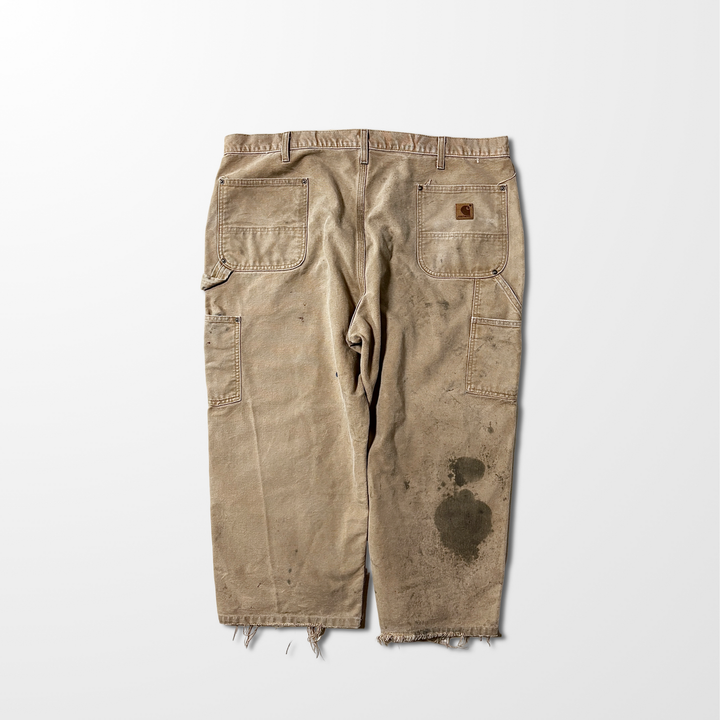 Carhartt Cotton Duck Double Knee Work Pants – 42×30 Brown