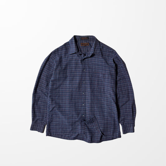 Yves Saint Laurent Sportswear Check Shirt – Navy & Red