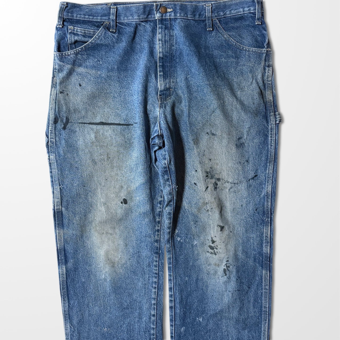 Dickies Paint-Splattered Denim Painter Pants – W38/L32