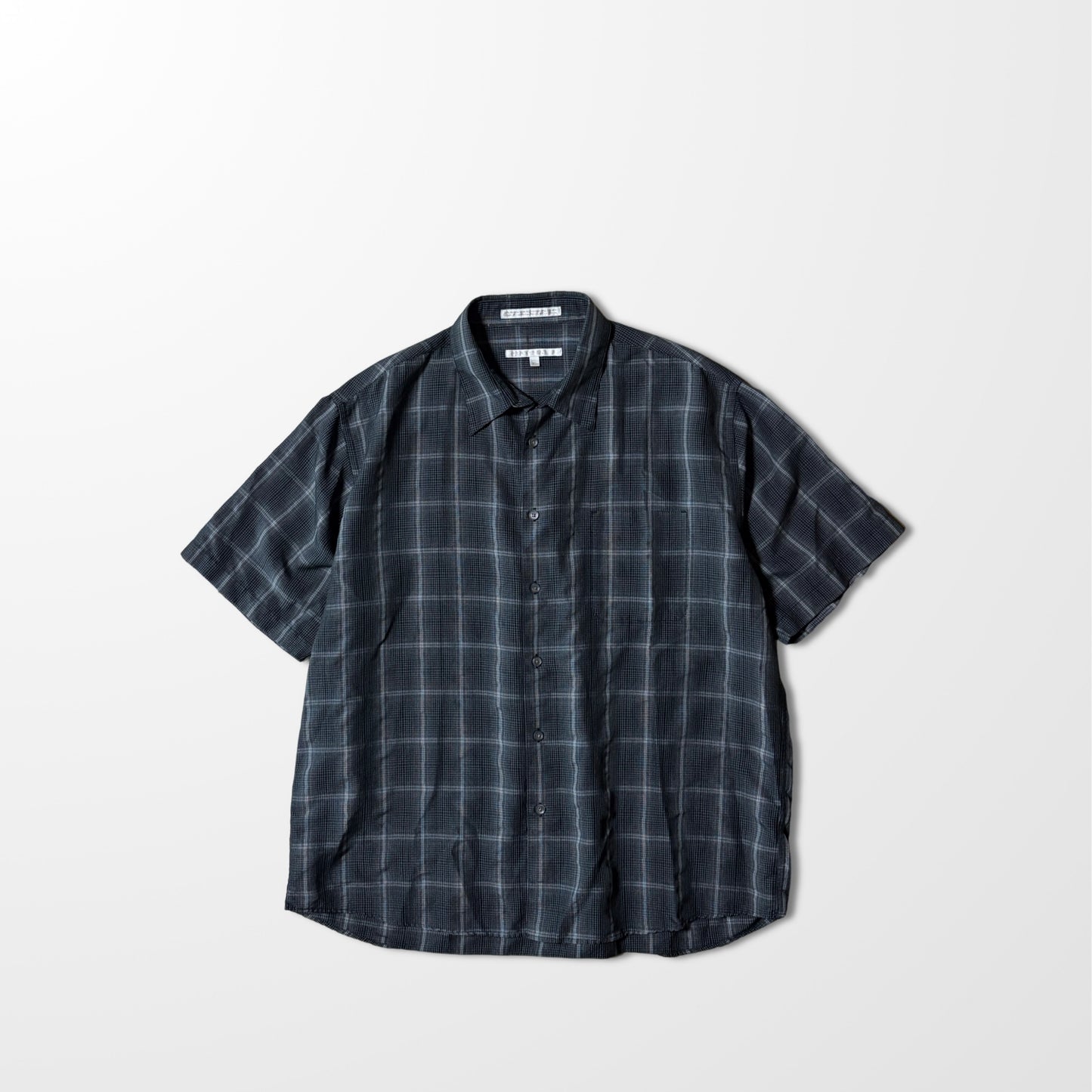 Grid Check Shirt - Perry Ellis