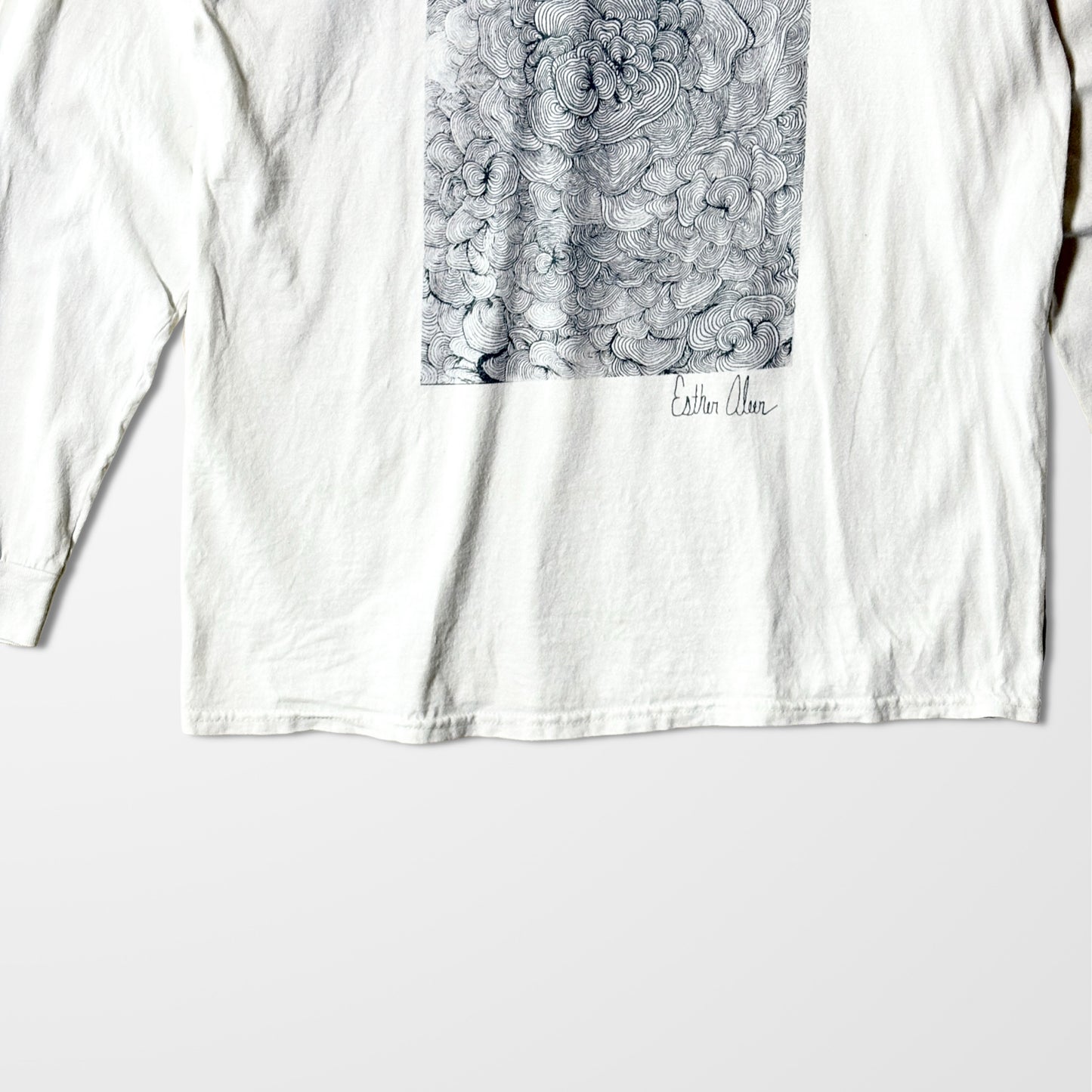 Mushroom Cloudline Art Long Sleeve by Esther Alon