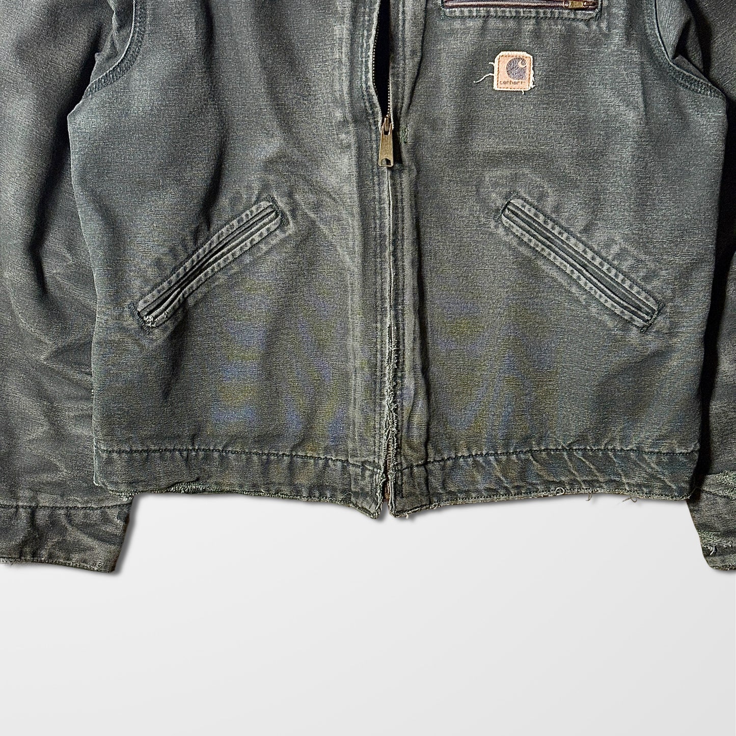 Carhartt Detroit Jacket – Moss Green, Blanket Lined, Vintage L