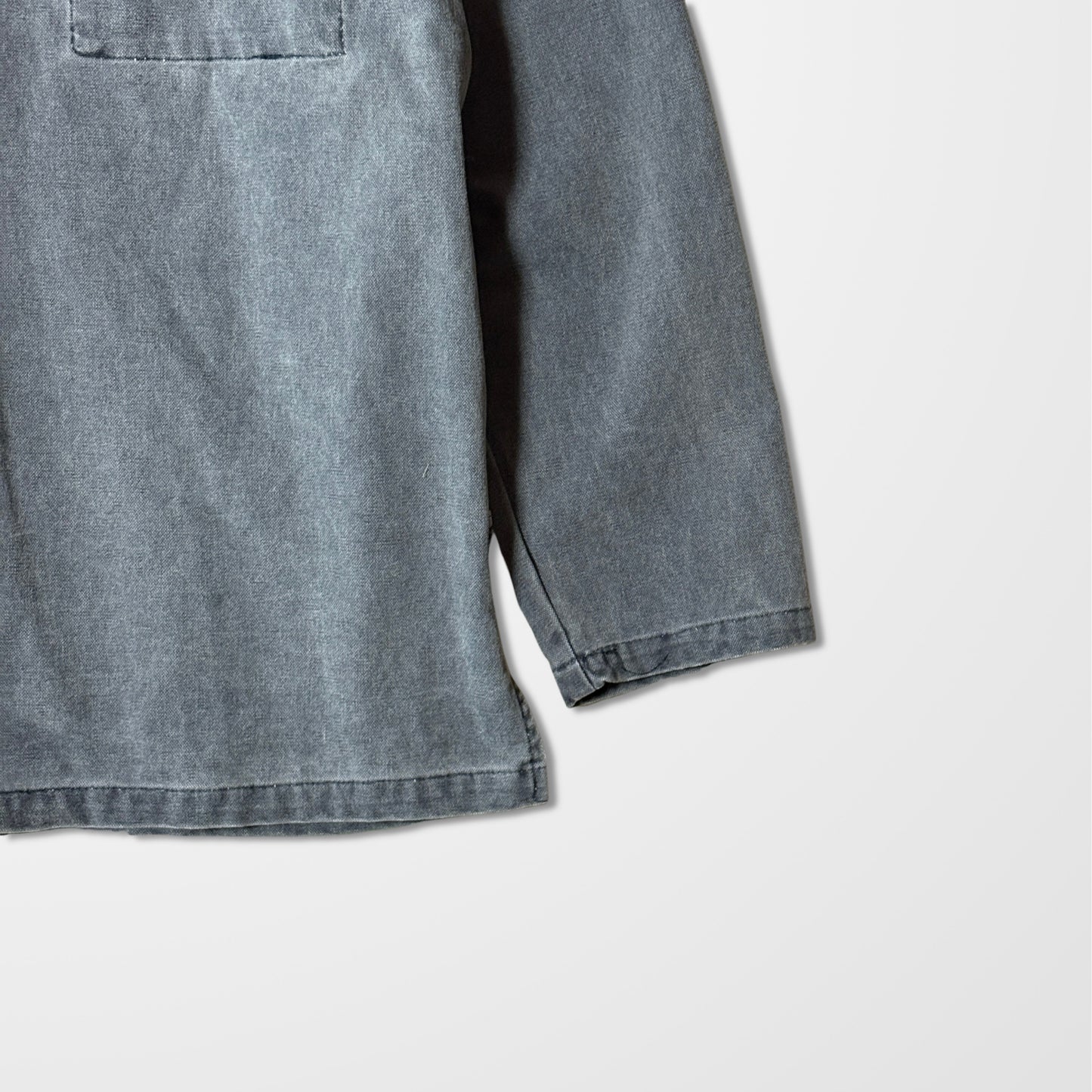 Mouqueton Cotton Denim Fisherman Smock – L