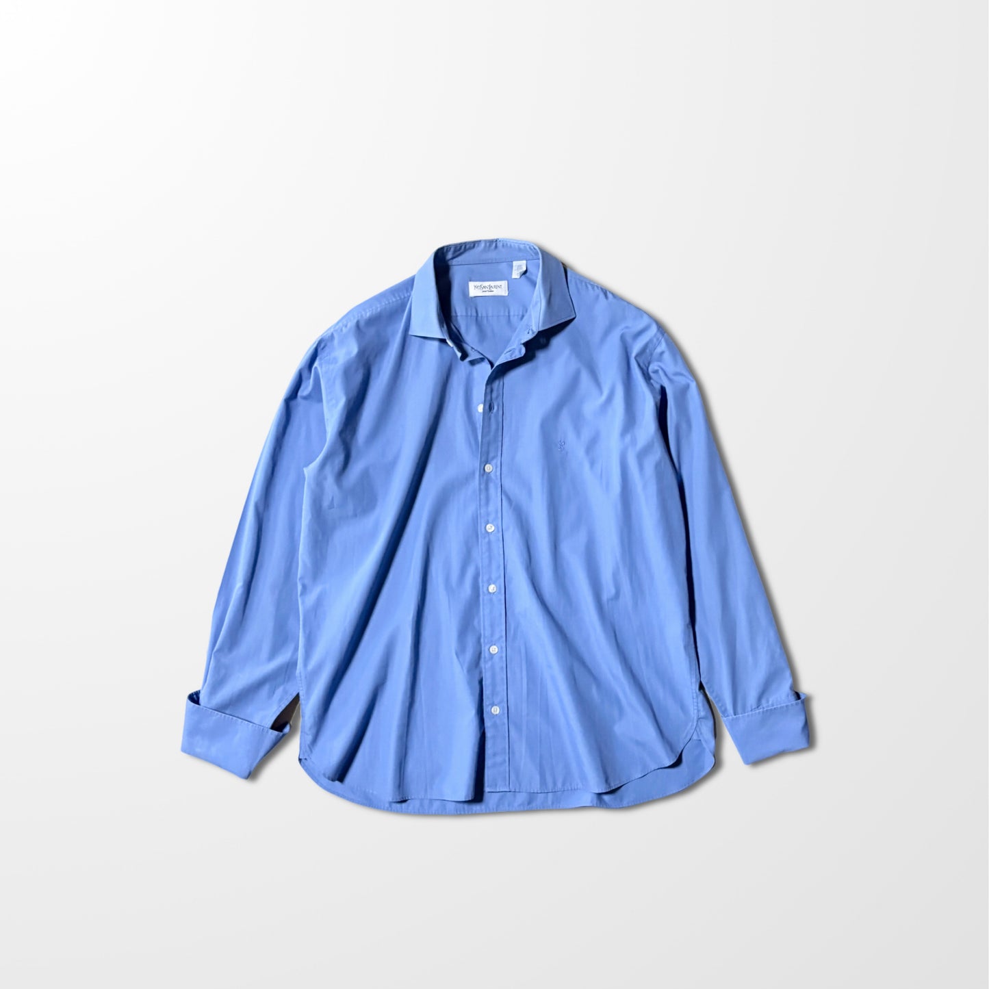 Yves Saint Laurent Blue Cotton Poly Shirt – 17