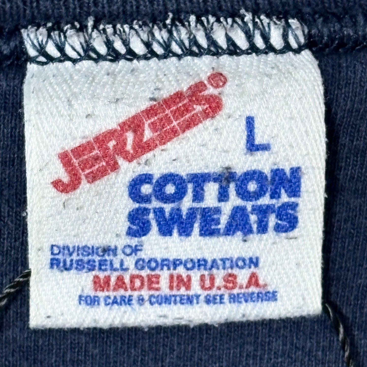 Jerzees LIFE Embroidered Sweatshirt – Navy L