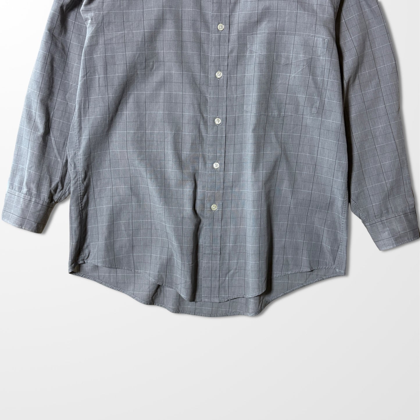 Grid Check Shirt - Christian Dior  Made in USA