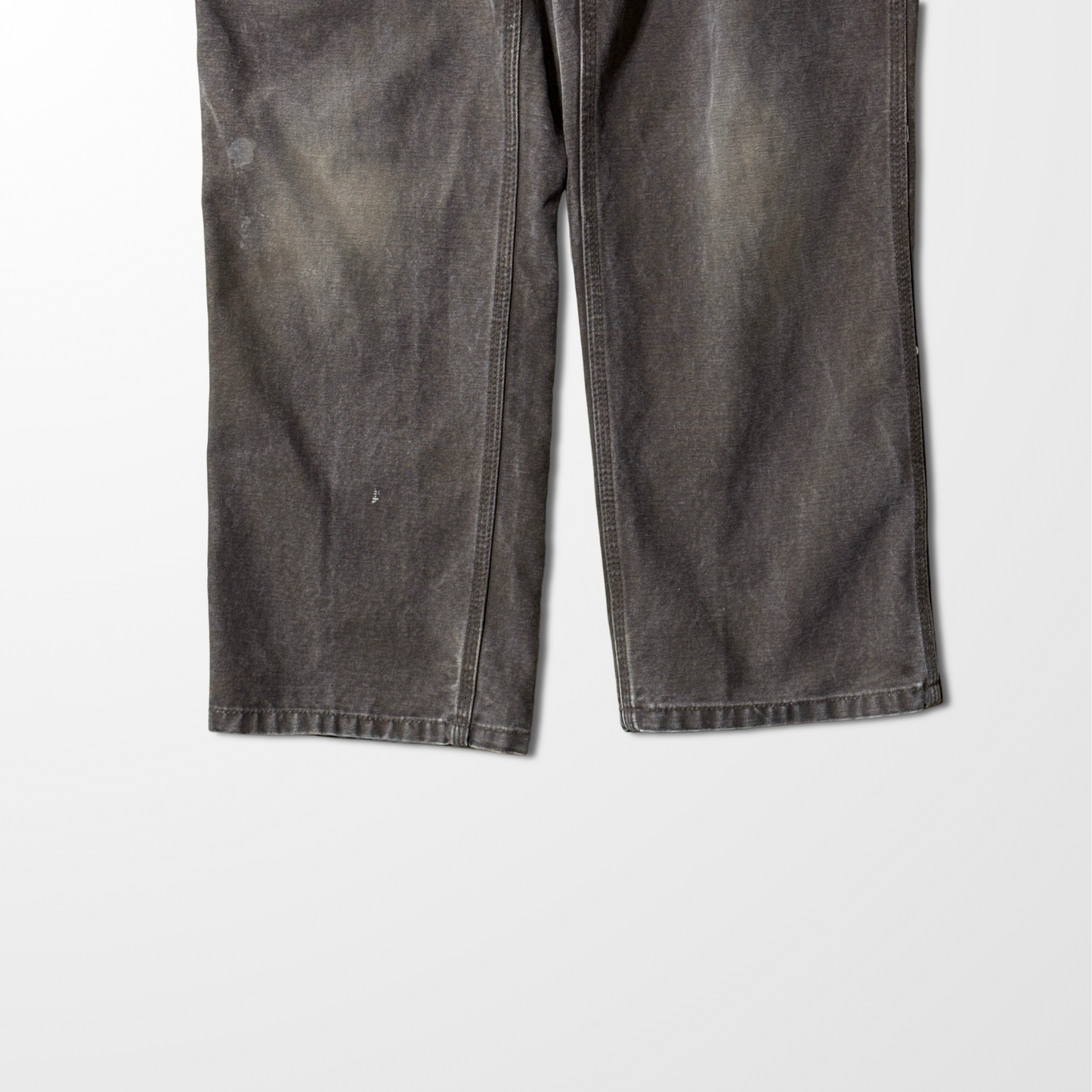 Wide Heavy Canvas Work Pants – Brown Fade – 34x30