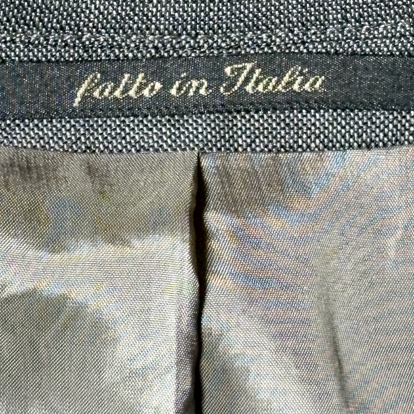 Made in Italy　-　Double-Breasted Jacket – Charcoal Gray 　‐　Wool