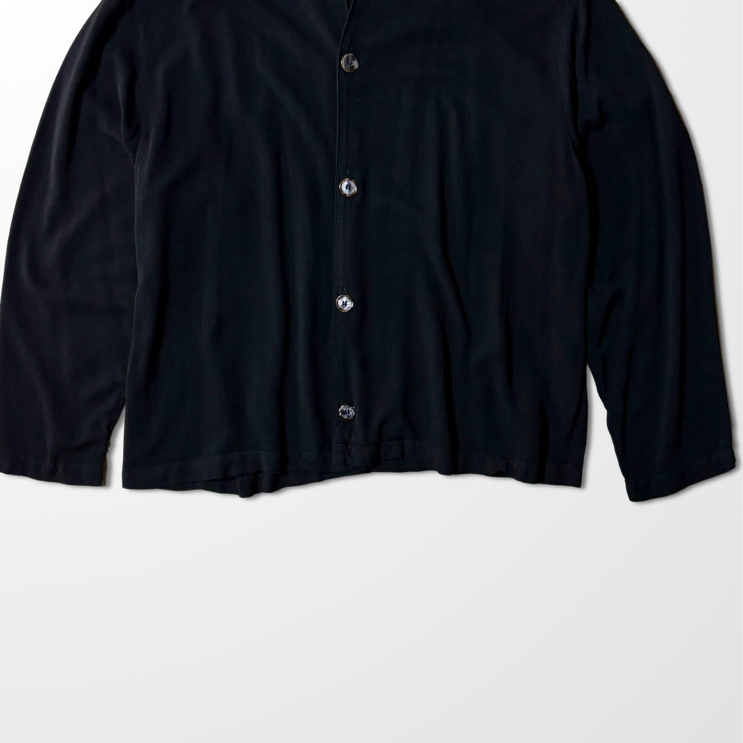 Rayon Shirt Jacket Black Rayon Shirt – L CP SHADES