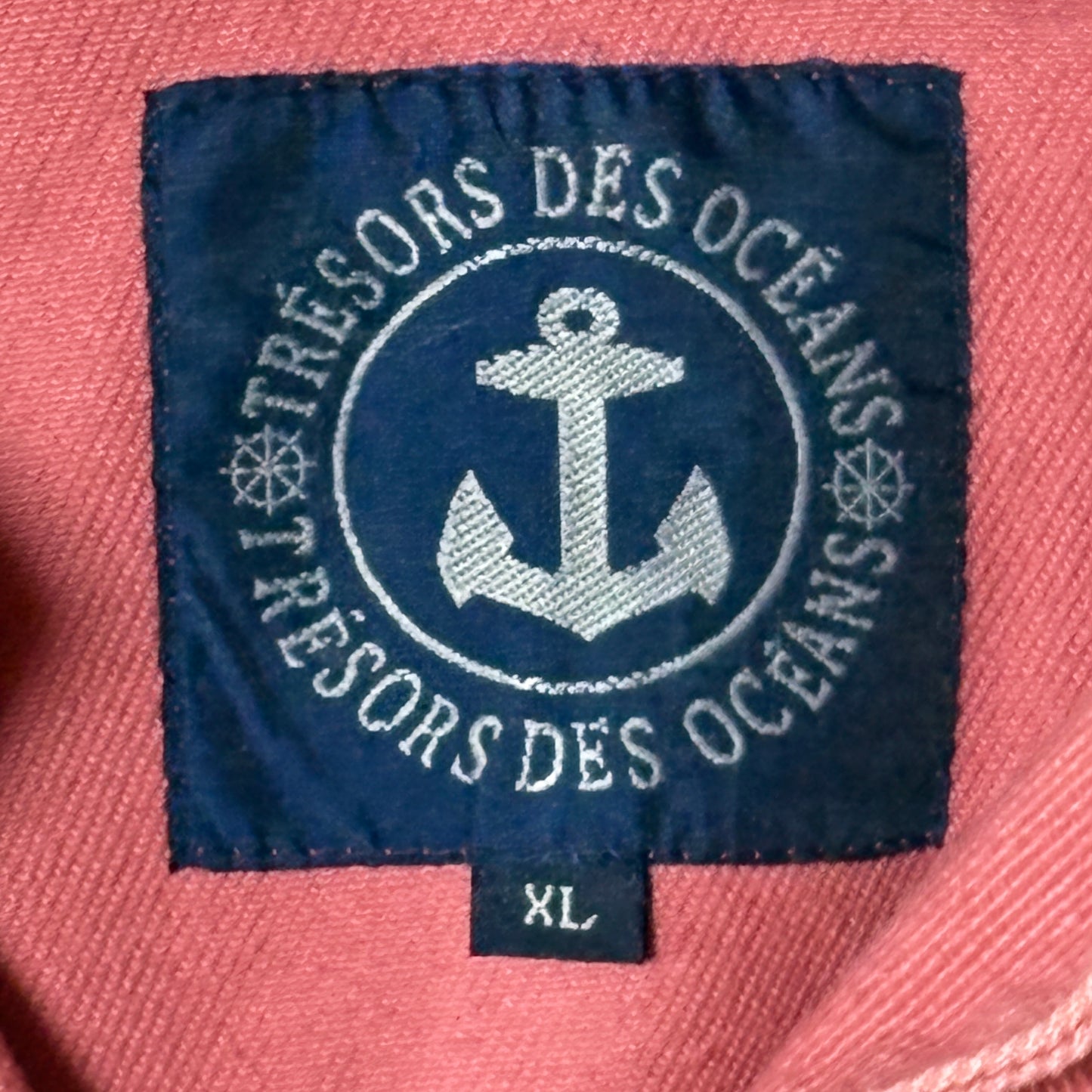Trésors Des Océans Cotton Fisherman Smock Pink – XL