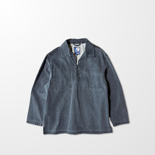 Mouqueton Cotton Denim Fisherman Smock – L