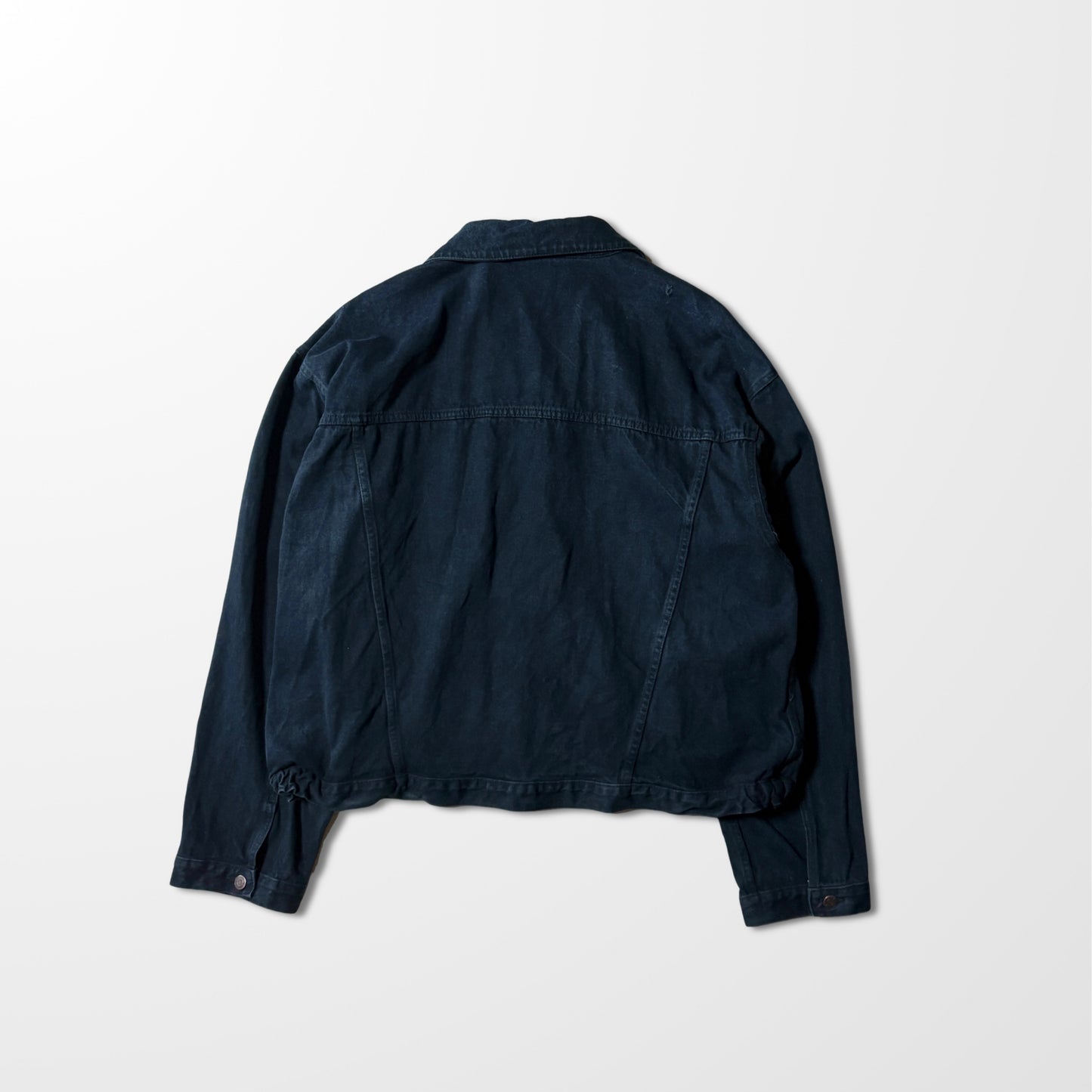 Trucker  Zip  Jacket Black – 4X