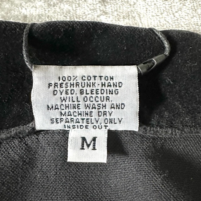 CP SHADES Black Cotton Velvet Shirt Jacket Relaxed Fit – M