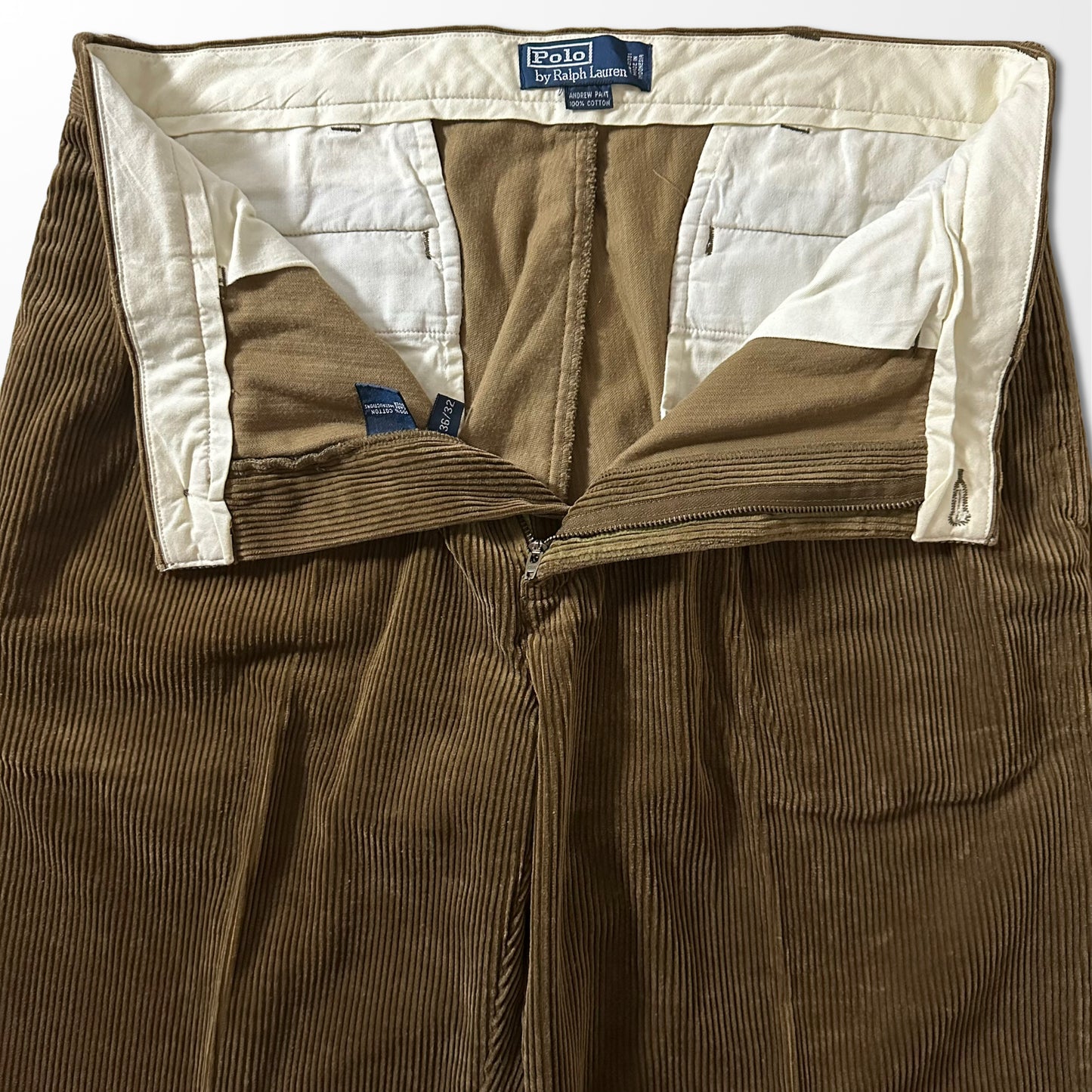 Polo Ralph Lauren Andrew Corduroy Pants – 38×34, Dark Brown