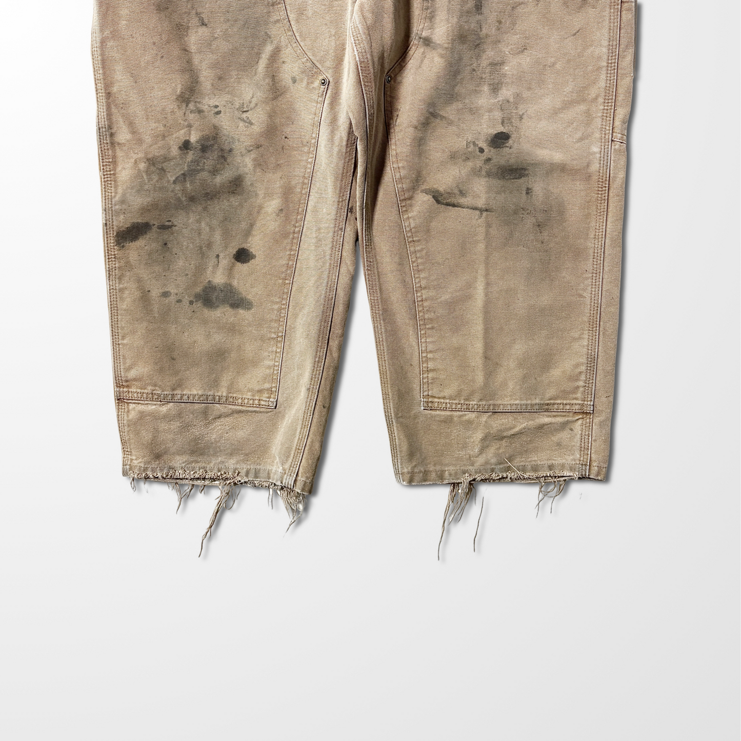 Carhartt Cotton Duck Double Knee Work Pants – 42×30 Brown
