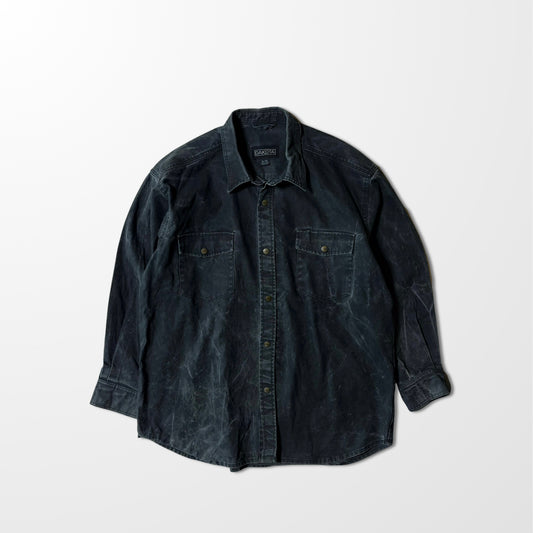 Faded Duck Shirt XL Dakota Black Navy Vintage Work Style