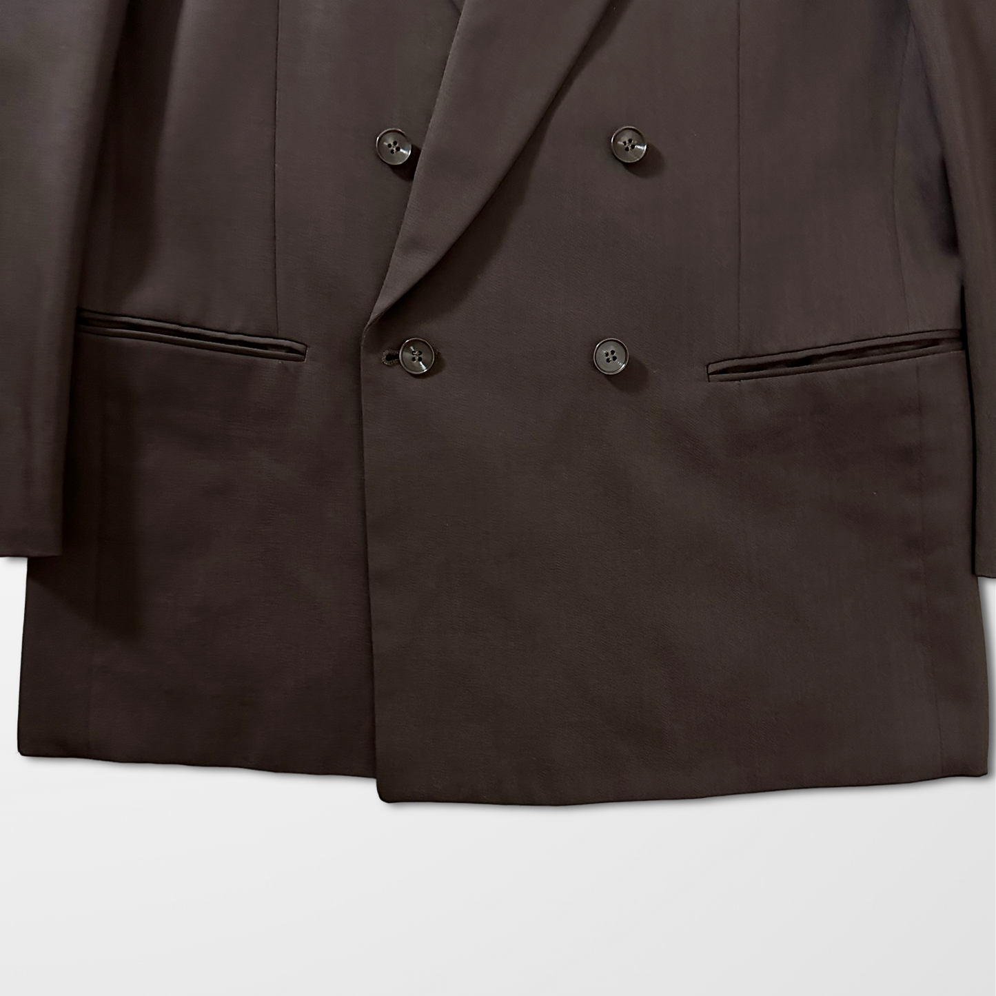 Double Breasted Jacket – Dark Brown – Size M