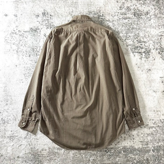 Polo by Ralph Lauren Blake Brown Check Cotton Shirt – S