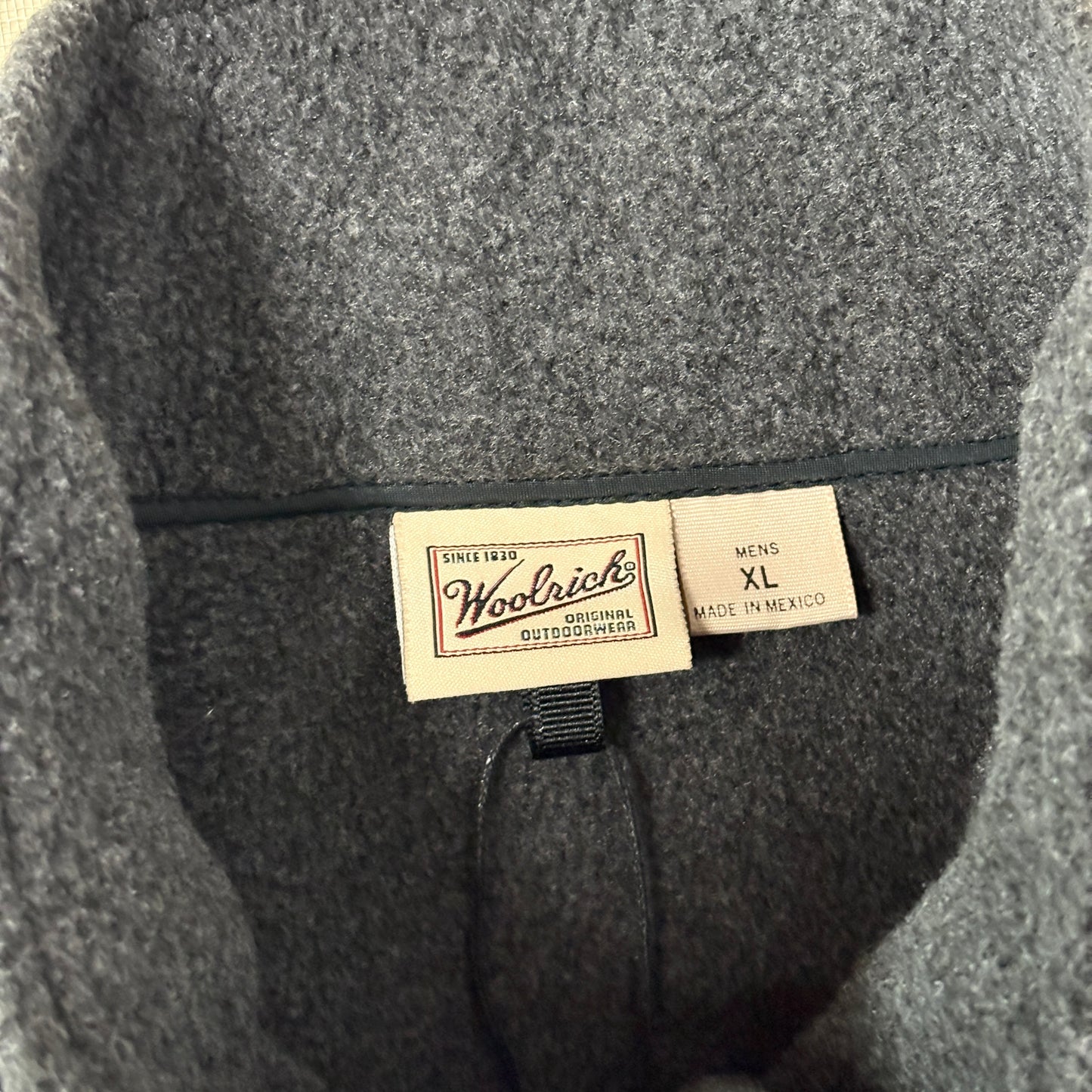 Woolrich Polartec Fleece Vest – Charcoal Gray XL