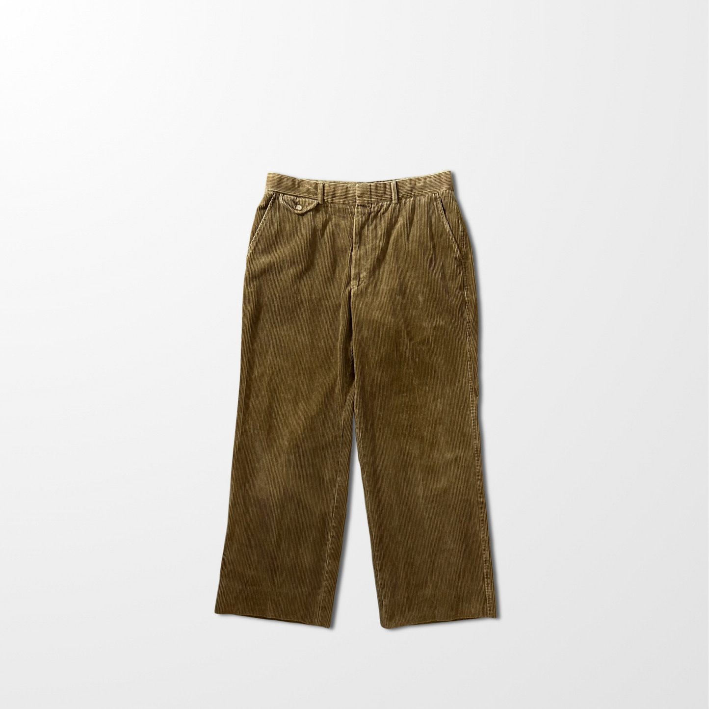 Ralph Lauren Corduroy Pleated Pants – Beige – W34
